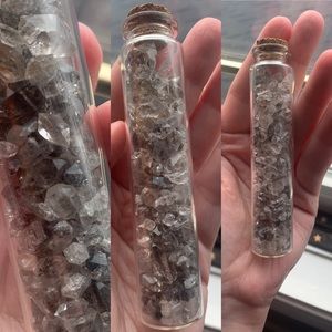 Herkimer Diamond Vial crystals
